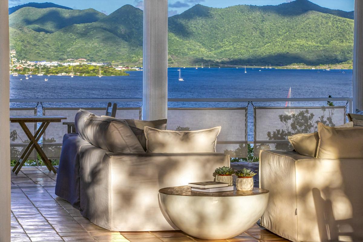 A louer villa 3 chambres Terres Basses Saint Martin_ Salon - 14